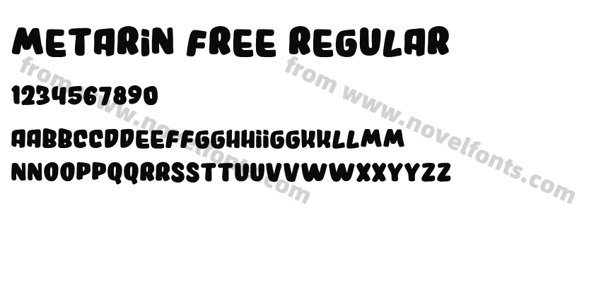 Metarin Free RegularPreview