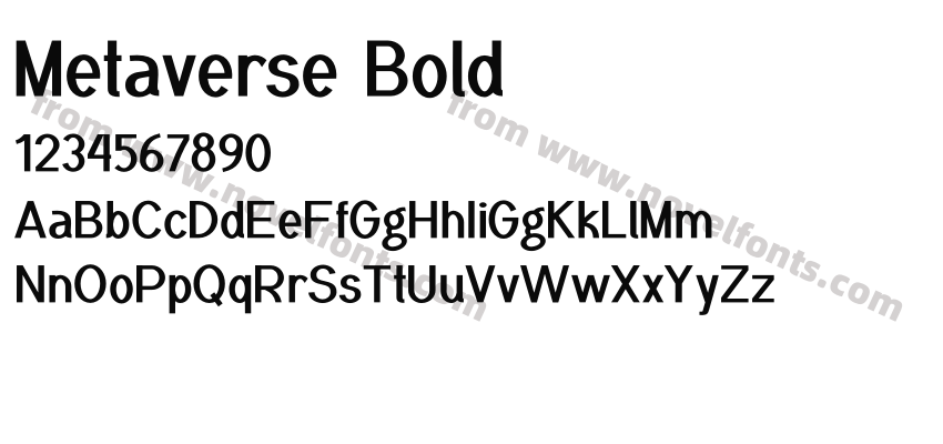 Metaverse BoldPreview