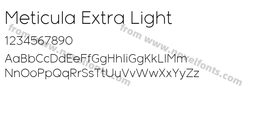 Meticula Extra LightPreview