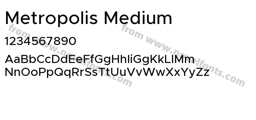 Metropolis MediumPreview