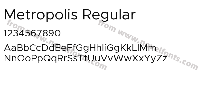 Metropolis RegularPreview