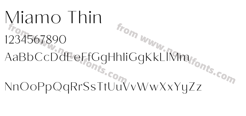 Miamo ThinPreview