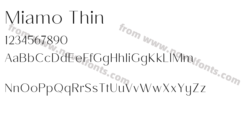 Miamo ThinPreview