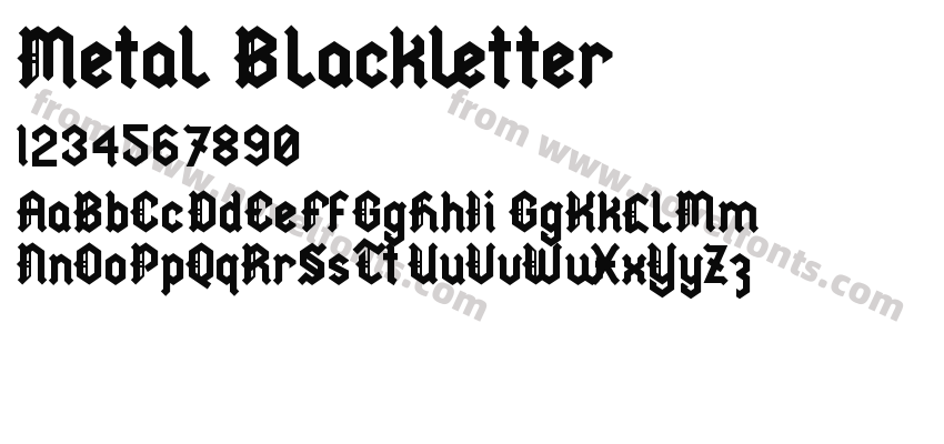 Metal BlackletterPreview