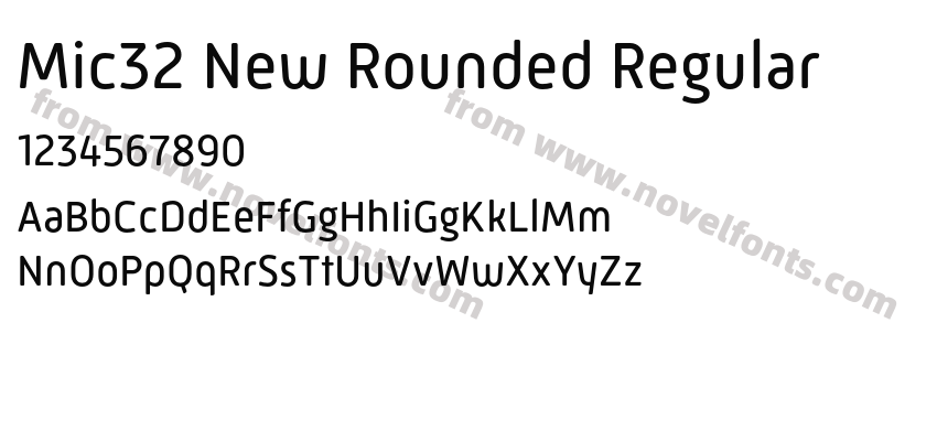 Mic32 New Rounded RegularPreview