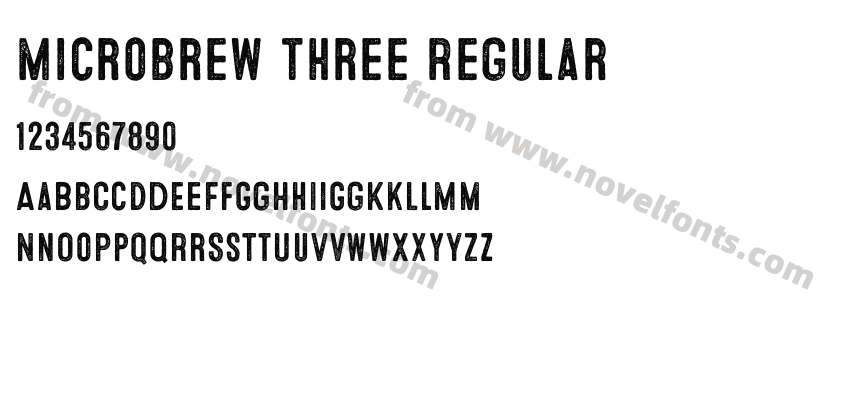 Microbrew Three RegularPreview