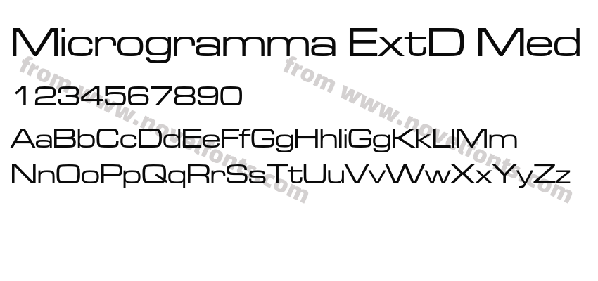 Microgramma ExtD MedPreview