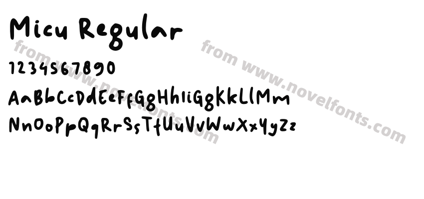 Micu RegularPreview