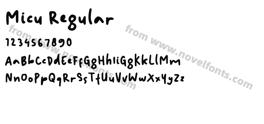 Micu RegularPreview