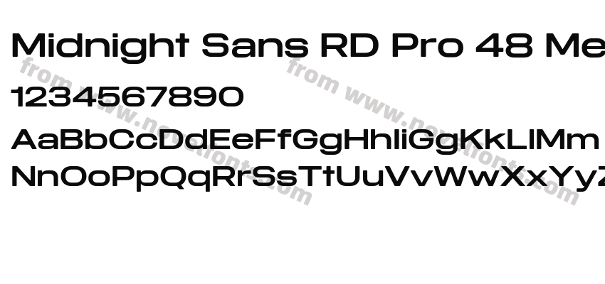 Midnight Sans RD Pro 48 MediumPreview
