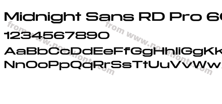 Midnight Sans RD Pro 60 MediumPreview