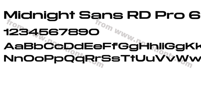 Midnight Sans RD Pro 60 SemiboldPreview