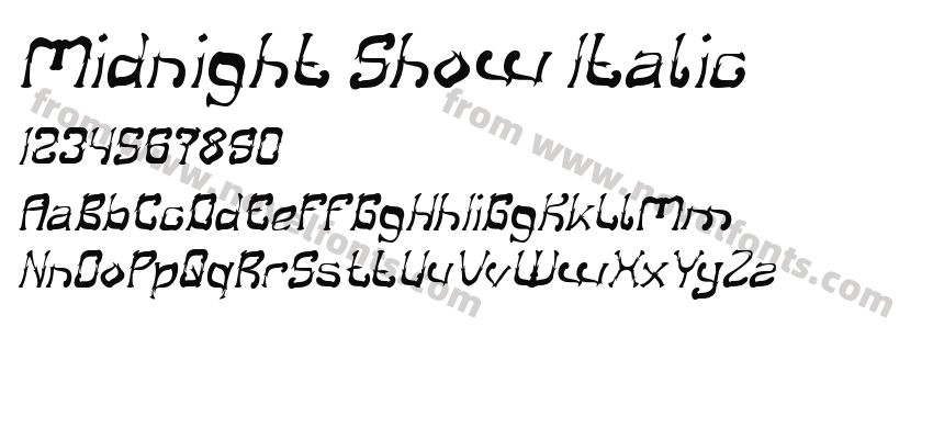 Midnight Show ItalicPreview