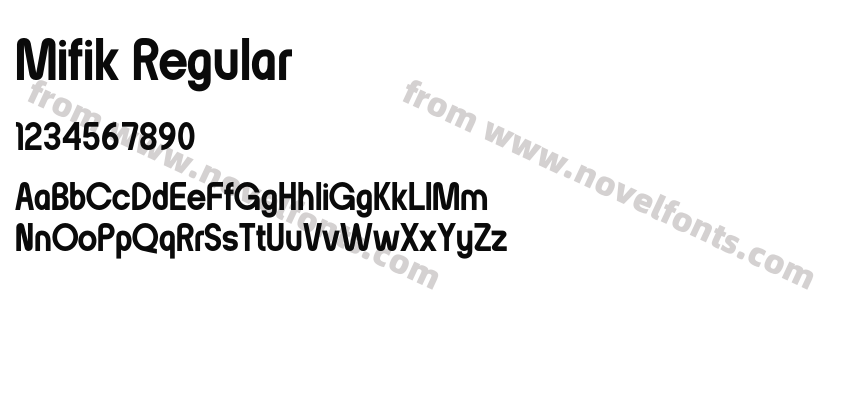 Mifik RegularPreview