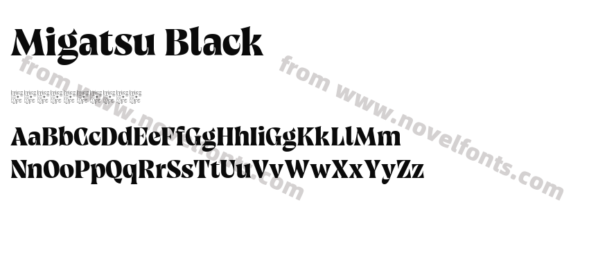 Migatsu BlackPreview
