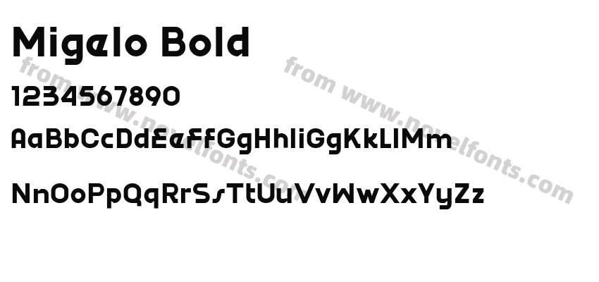 Migelo BoldPreview