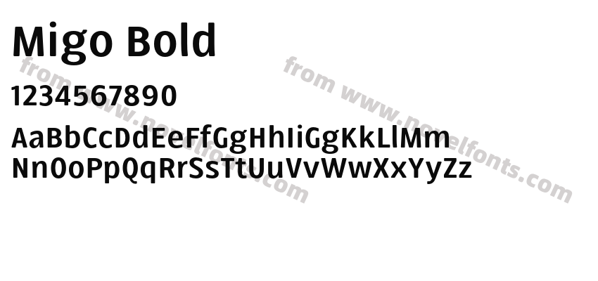 Migo BoldPreview