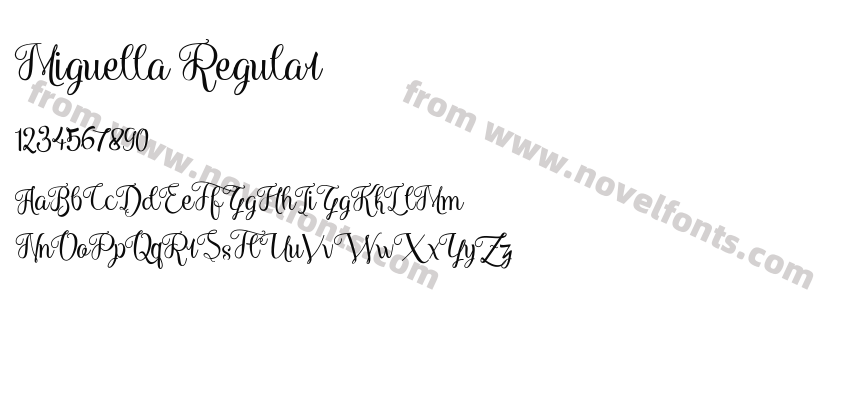 Miguella RegularPreview