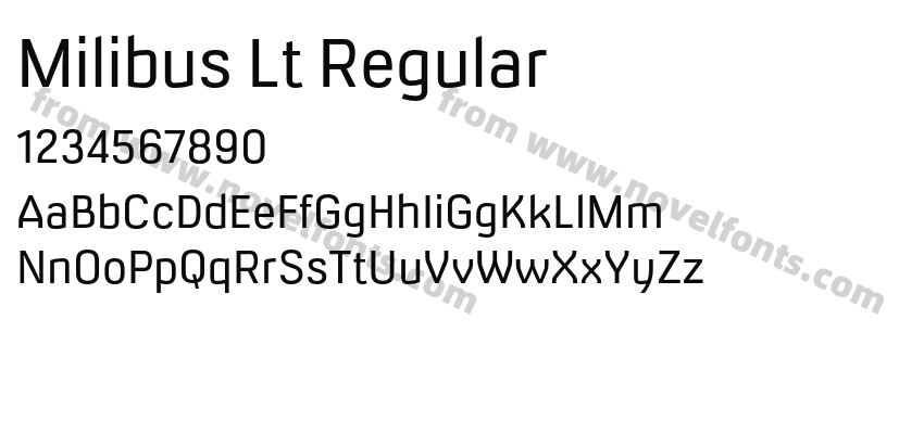Milibus Lt RegularPreview