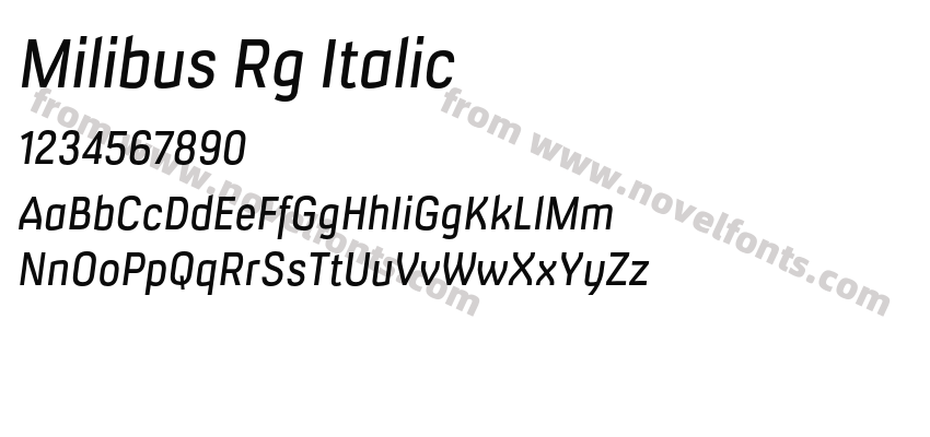 Milibus Rg ItalicPreview