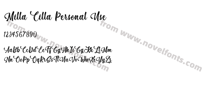 Milla Cilla Personal UsePreview