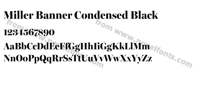 Miller Banner Condensed BlackPreview