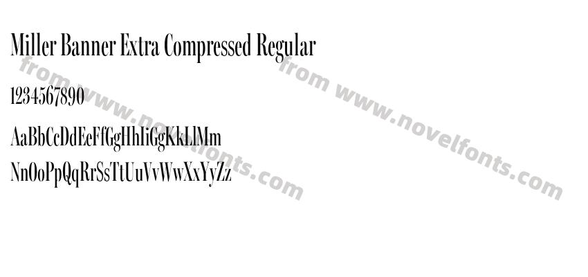 Miller Banner Extra Compressed RegularPreview