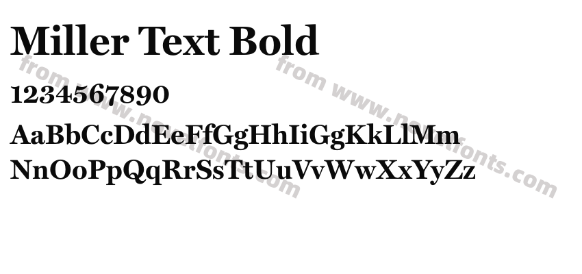 Miller Text BoldPreview