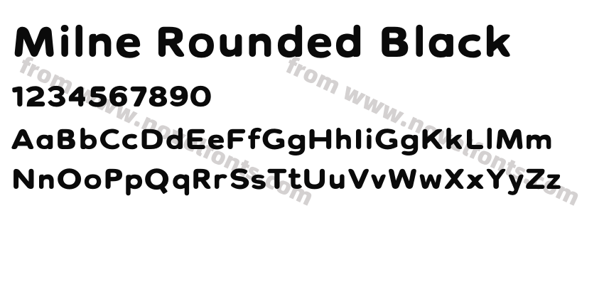 Milne Rounded BlackPreview