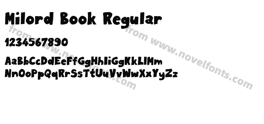 Milord Book RegularPreview