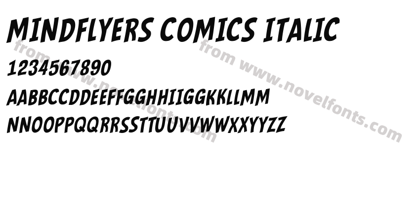 Mindflyers Comics ItalicPreview