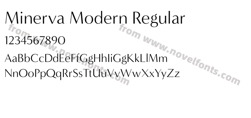 Minerva Modern RegularPreview