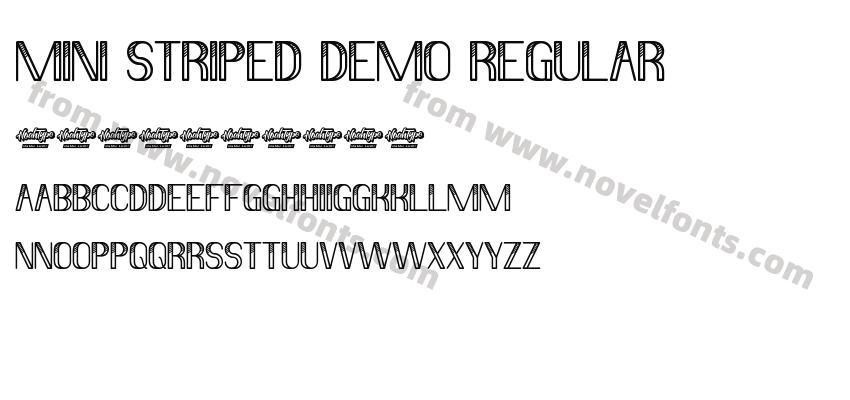 Mini Striped Demo RegularPreview