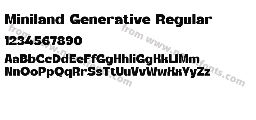 Miniland Generative RegularPreview