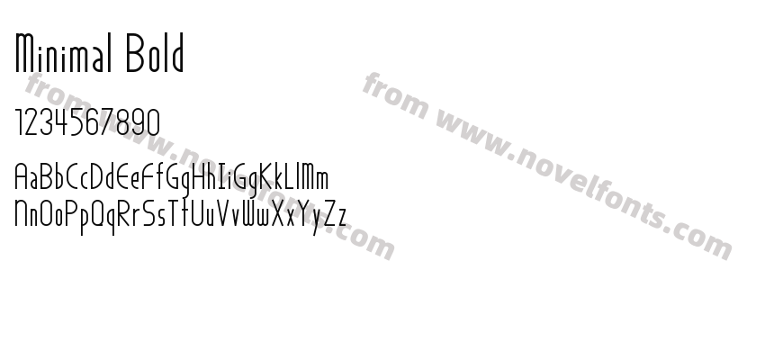 Minimal BoldPreview