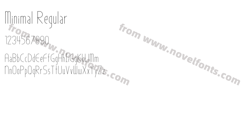 Minimal RegularPreview