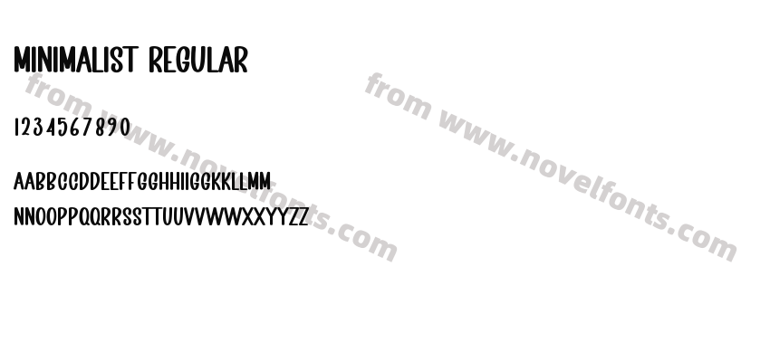 Minimalist RegularPreview