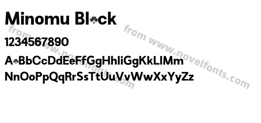 Minomu BlackPreview
