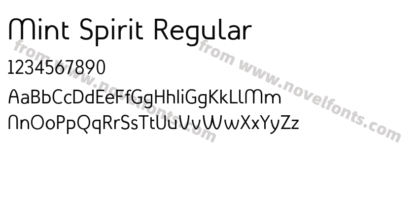 Mint Spirit RegularPreview