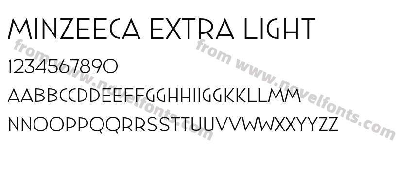 Minzeeca Extra LightPreview