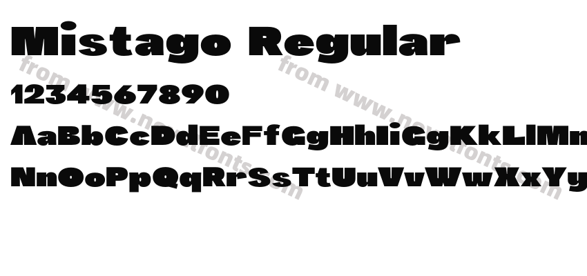 Mistago RegularPreview