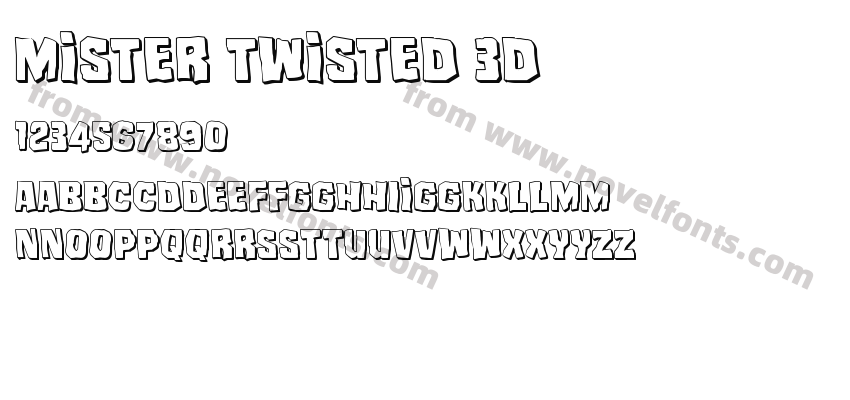 Mister Twisted 3DPreview