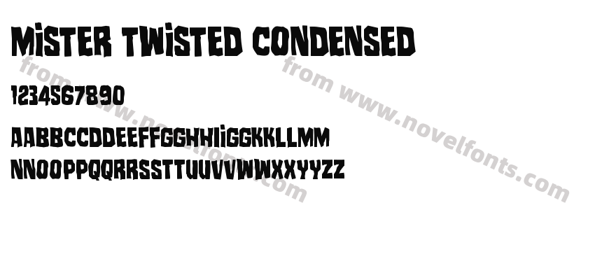Mister Twisted CondensedPreview
