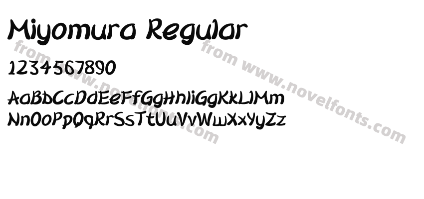 Miyomura RegularPreview
