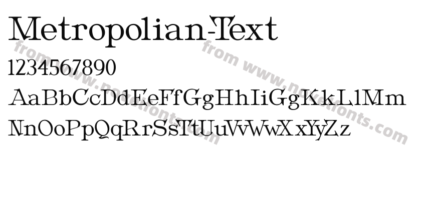 Metropolian-TextPreview