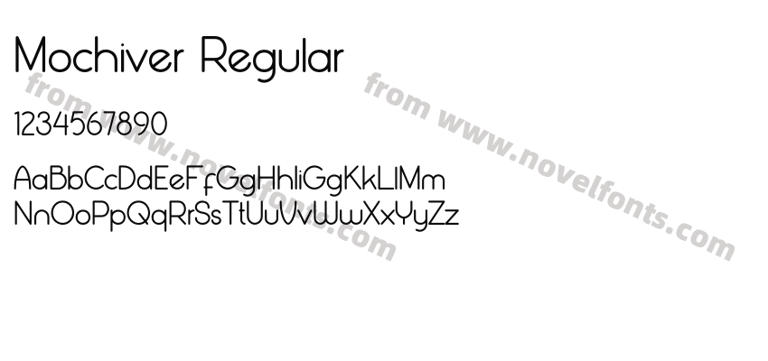 Mochiver RegularPreview