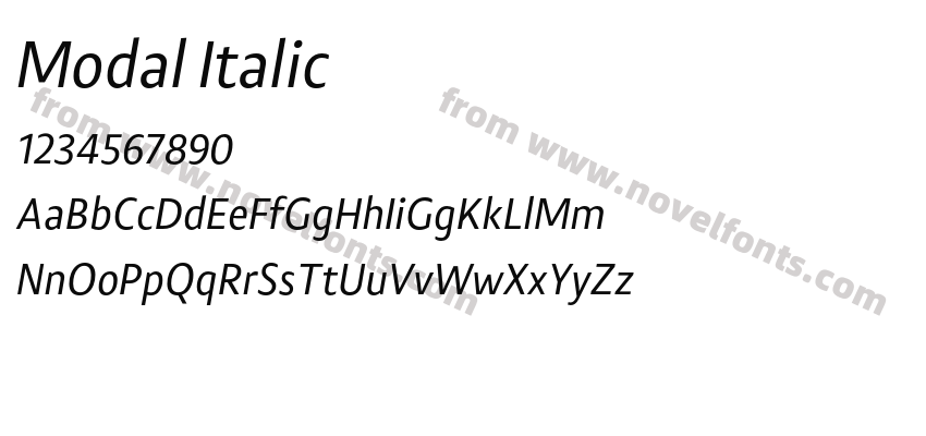 Modal ItalicPreview
