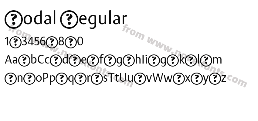 Modal RegularPreview