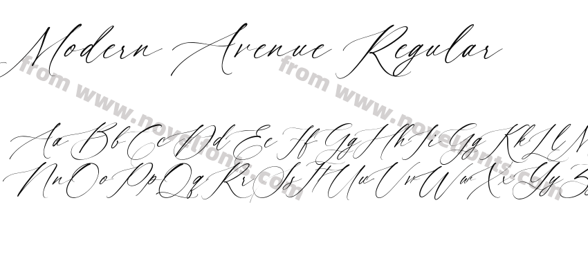 Modern Avenue RegularPreview