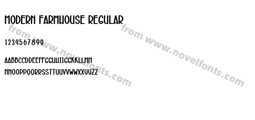 Modern Farmhouse RegularPreview